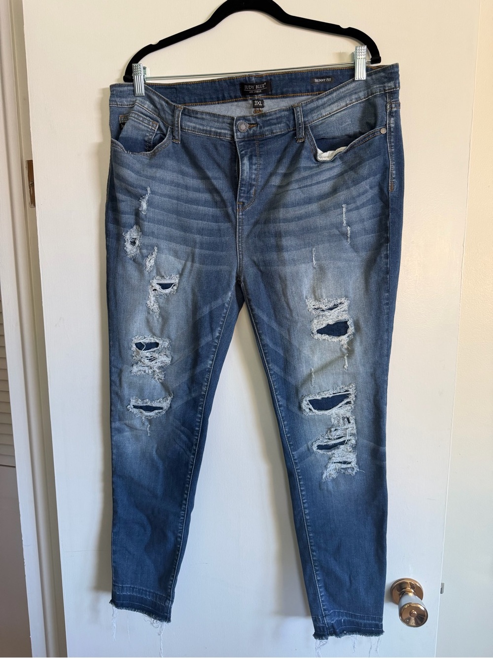 Judy Blue Skinny stretch jeans. mistagged 3X, size 16? See measurements